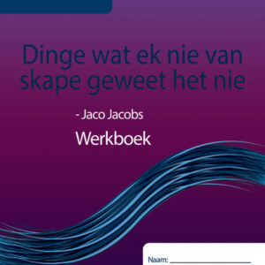Dinge wat ek nie van skape geweet het nie Werkboek